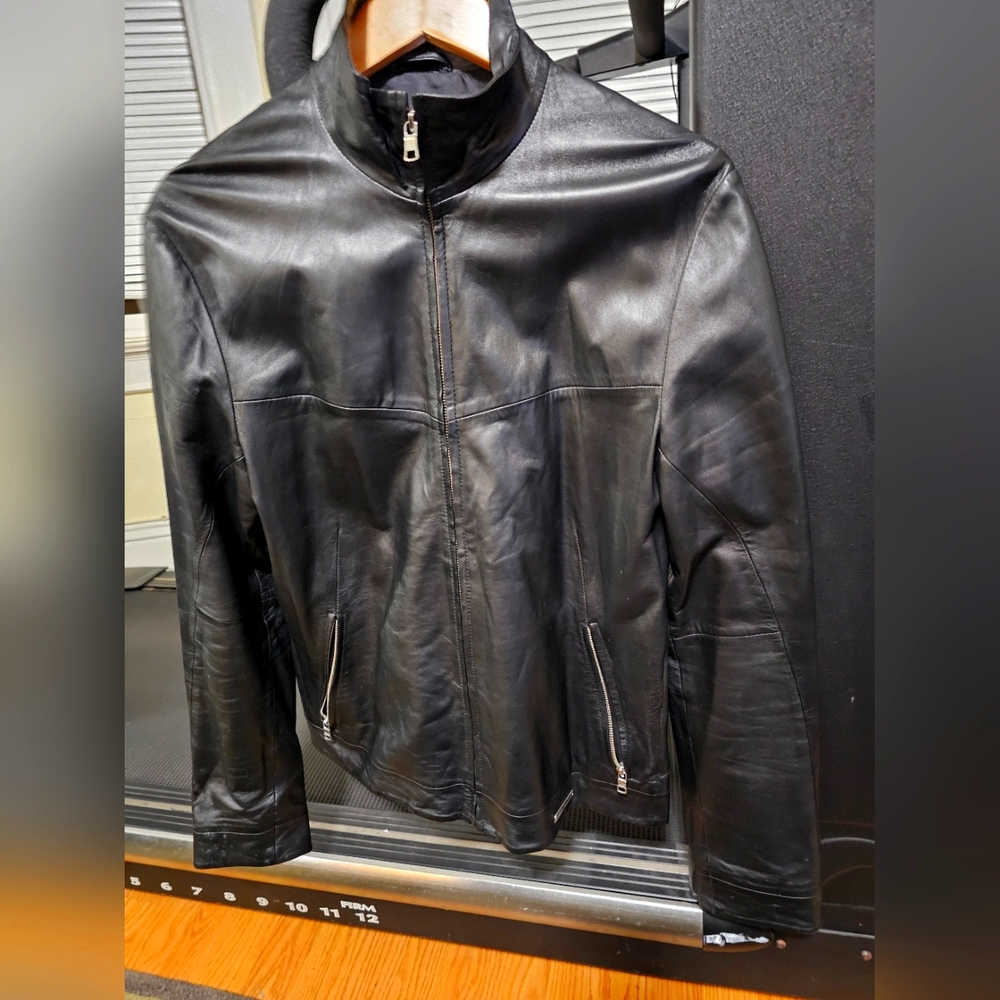 Armani Exchange Men's Leather Jacket